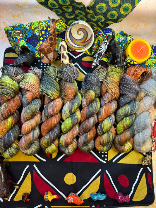 He'd Make a Very Handsome Throw Rug - Gold Sparkle Sock - Lion King - Hand Dyed Yarn - NEW