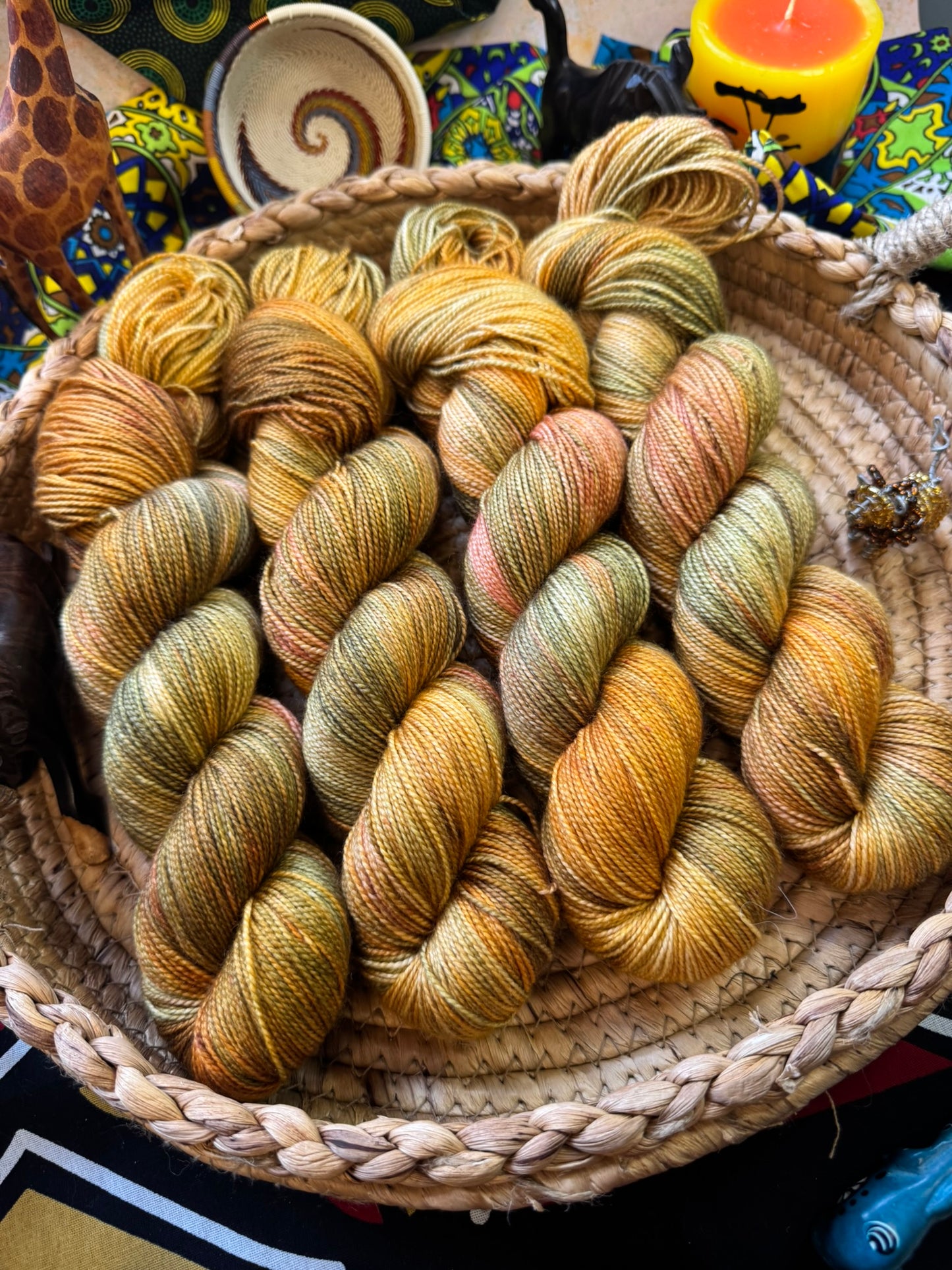 Everything the Light Touches - Lion King - Hand Dyed Yarn - DYED TO ORDER - 6-8 Weeks - NEW