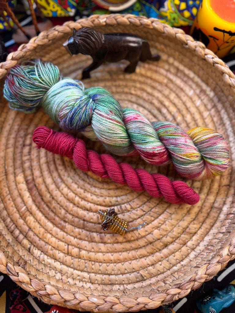 Tastes Like Chicken - Cosy 4 Ply - Lion King - Hand Dyed Yarn - NEW