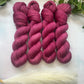 Raspberry Beret Tonal - Cosy 4Ply Hand Dyed Yarn - 100% Superwash Merino Cosy 4 Ply Yarn