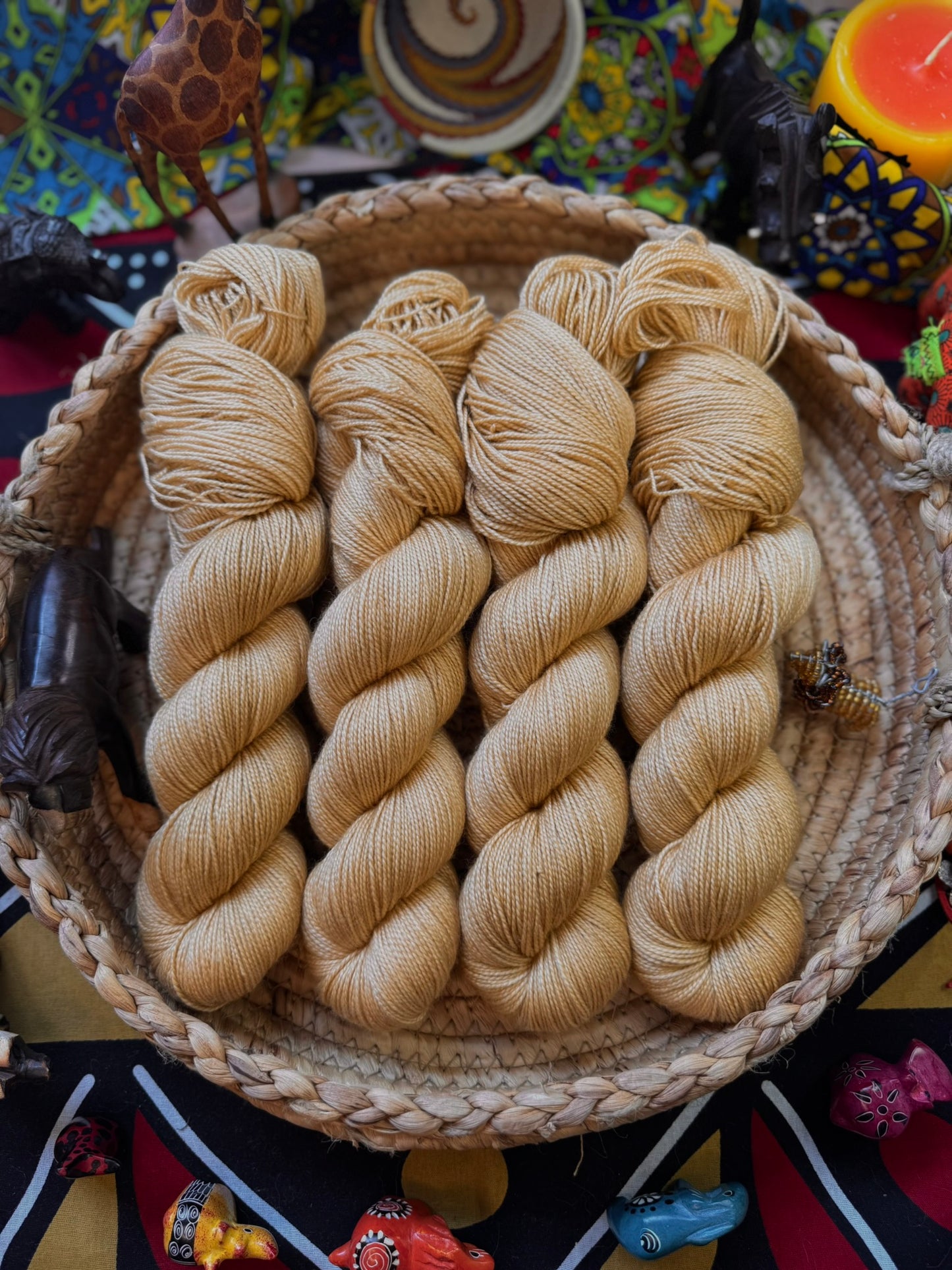 Timon - Lion King - Hand Dyed Yarn - DYED TO ORDER - 6-8 Weeks - NEW