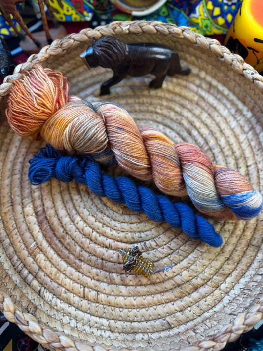 King of Pride Rock - Cloud Fluff - Lion King - Hand Dyed Yarn - NEW