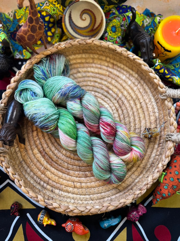 Tastes Like Chicken - Sock Set - Lion King - Hand Dyed Yarn - NEW