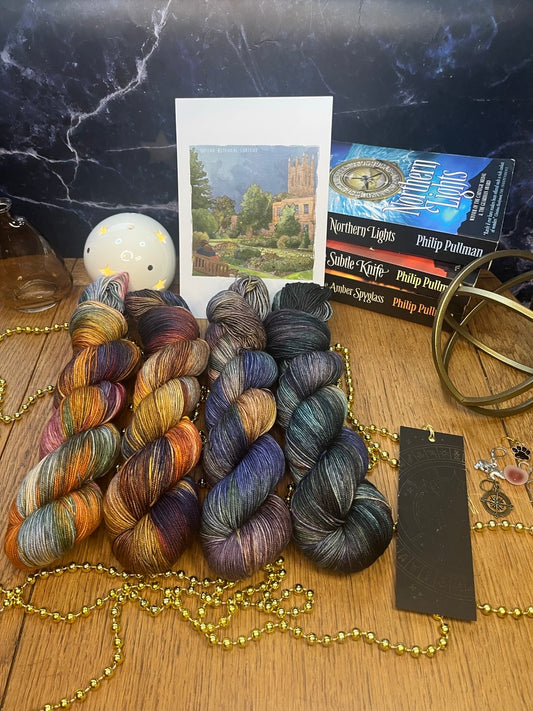 His Dark Materials 4 Skein Fade - Cosy 4 Ply - Hand Dyed Yarn - Ready to Ship