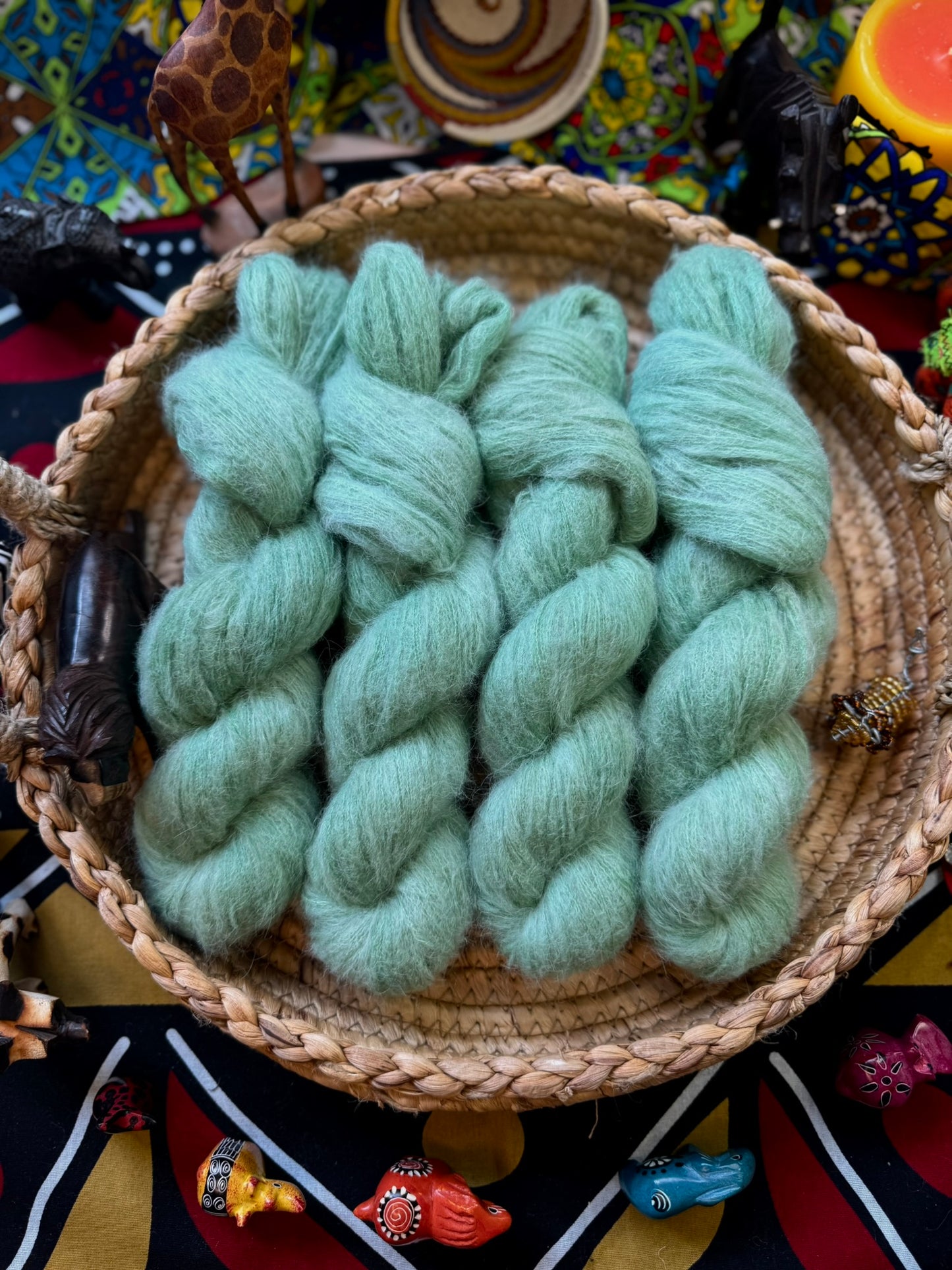 The Lion Sleeps Tonight - Gold Sparkle Sock - Lion King - Hand Dyed Yarn - NEW