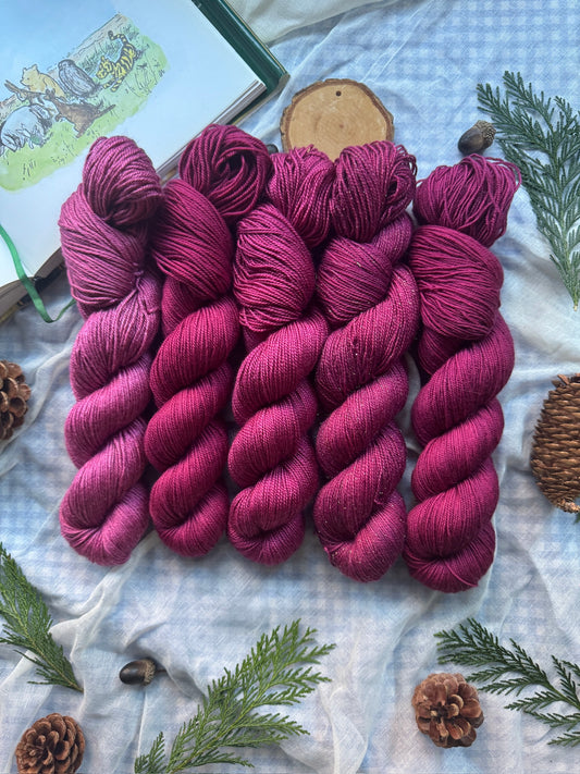 A Bear of very little brain - Cosy 4 Ply - Winnie the Pooh - Hand dyed yarn - Ready to Ship - NEW