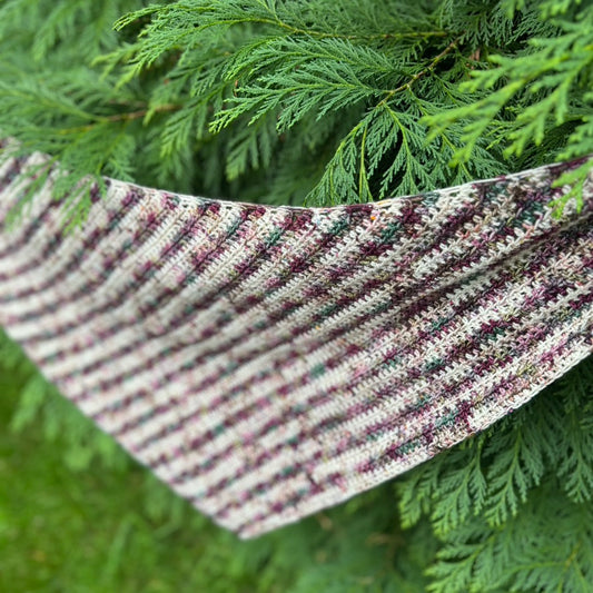 Encanto Shawl - 4 Ply CROCHET boomerang shawl pattern - beginner - NEW