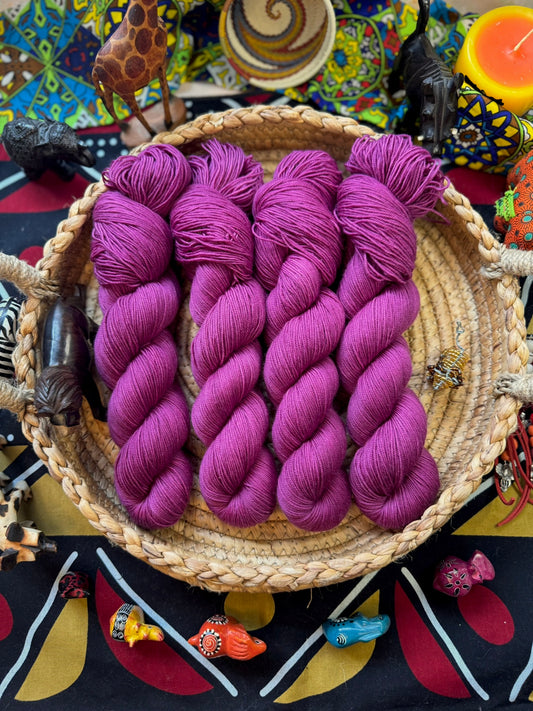 Can you feel the Love Tonight? Silky 4 Ply - Lion King - Hand Dyed Yarn - NEW