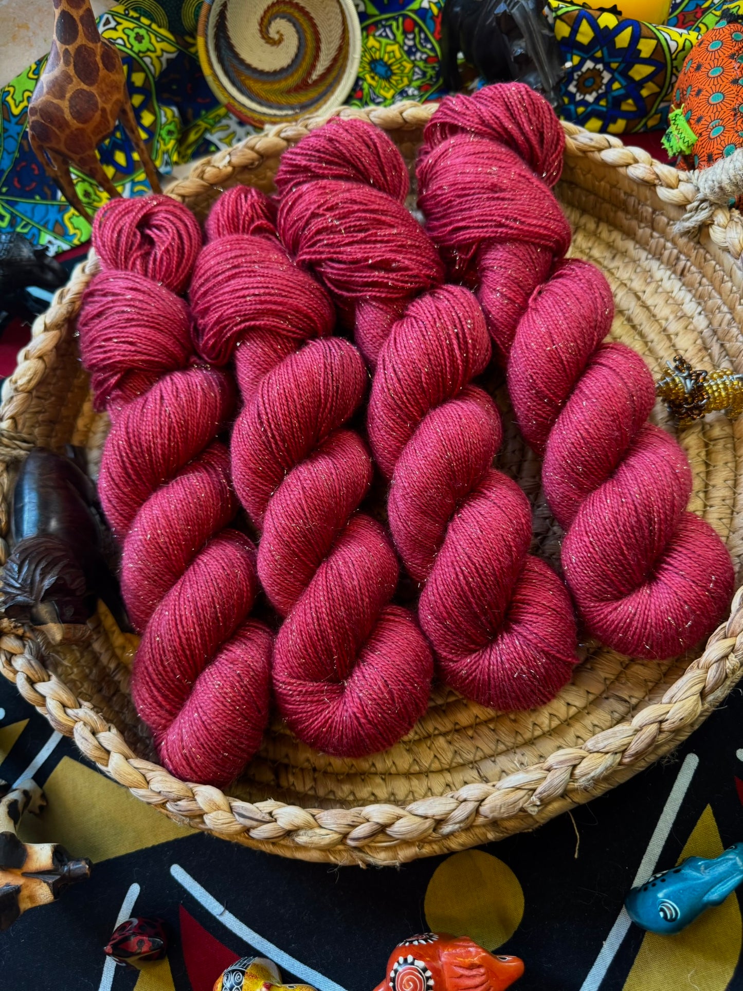 Not the Birdie Boiler! Silky 4 Ply - Lion King - Hand Dyed Yarn - NEW