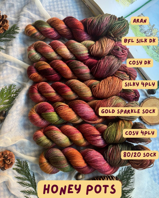 Honey Pots - Winnie the Pooh - Dyed to Order 6-8 Weeks - NEW