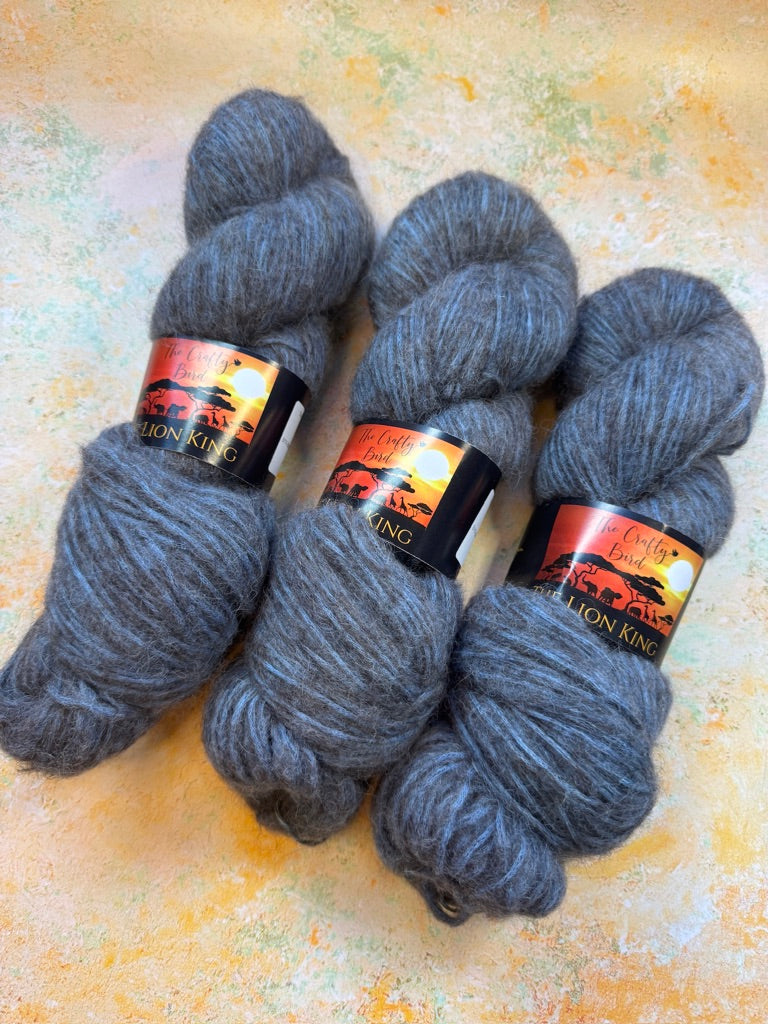 The Sapphire Sky - Alpaca Air - Lion King - Hand Dyed Yarn - NEW