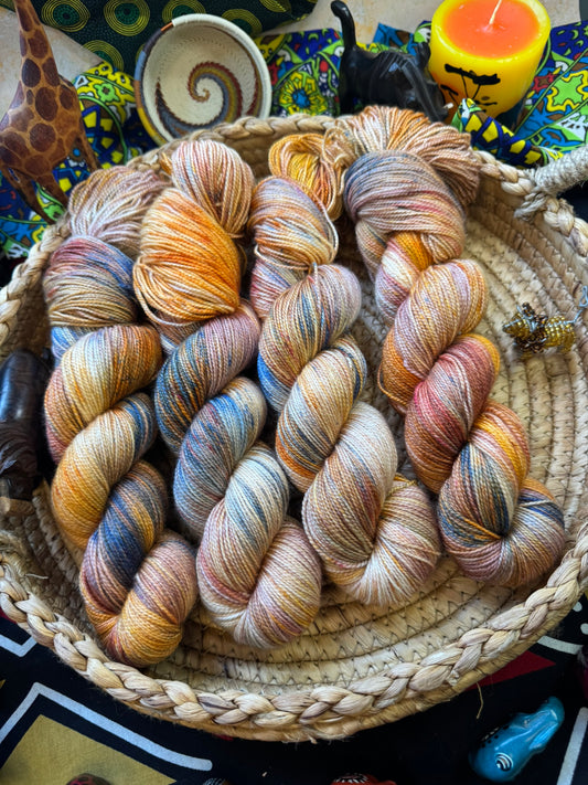 King of Pride Rock - Aran - Lion King - Hand Dyed Yarn - NEW