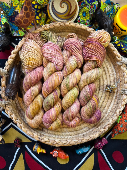 Do the Hula - Cosy 4 Ply - Lion King - Hand Dyed Yarn - NEW