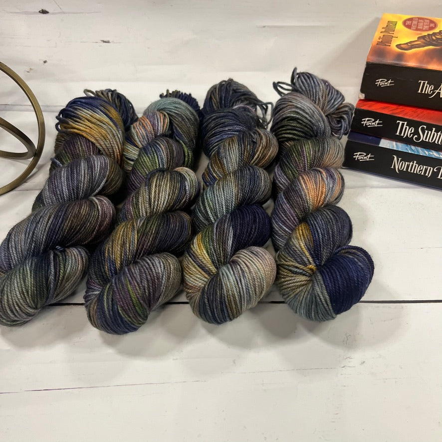 The Dust Fall - Aran - His Dark Materials - Hand Dyed Yarn - Ready to Ship