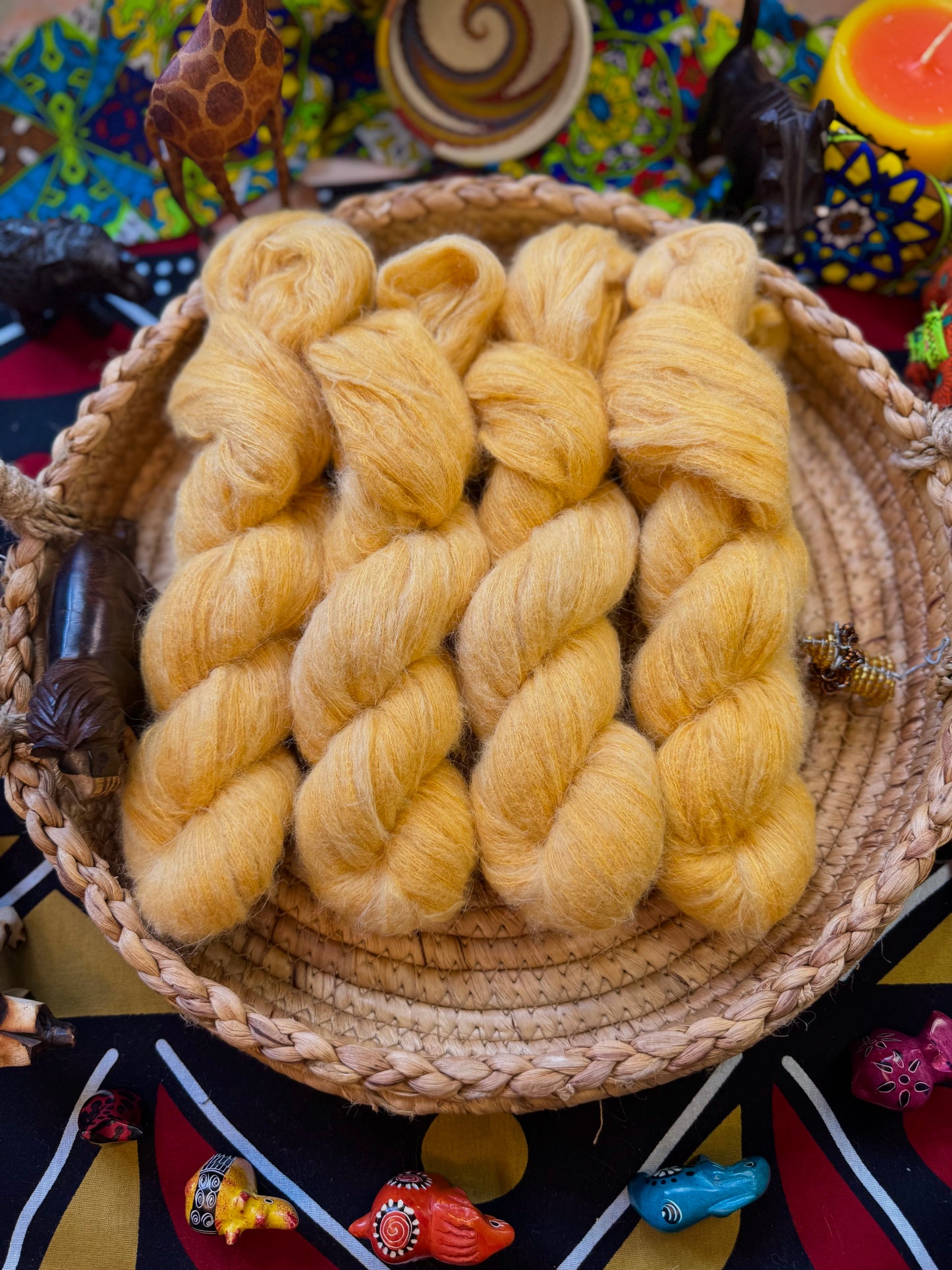 Mr Banana Beak! - Lion King - Hand Dyed Yarn - DYED TO ORDER - 6-8 Weeks - NEW