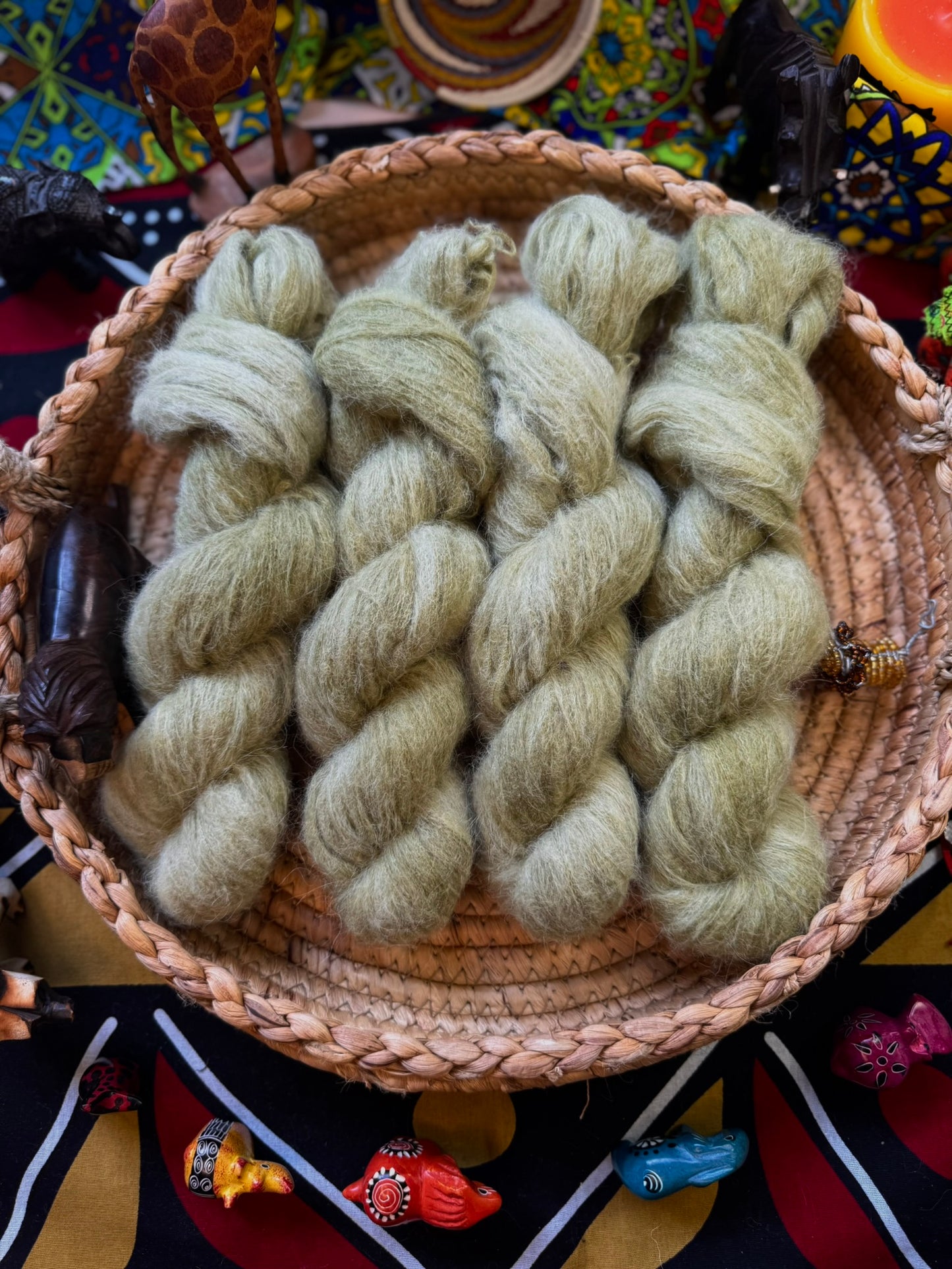 Slimy, yet Satisfying - Cosy 4 Ply - Lion King - Hand Dyed Yarn - NEW