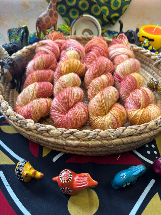 Simba - Aran - Lion King - Hand Dyed Yarn - NEW