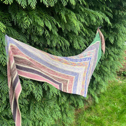 Sleeping Beauty shawl - Knitted- SAMPLE SALE