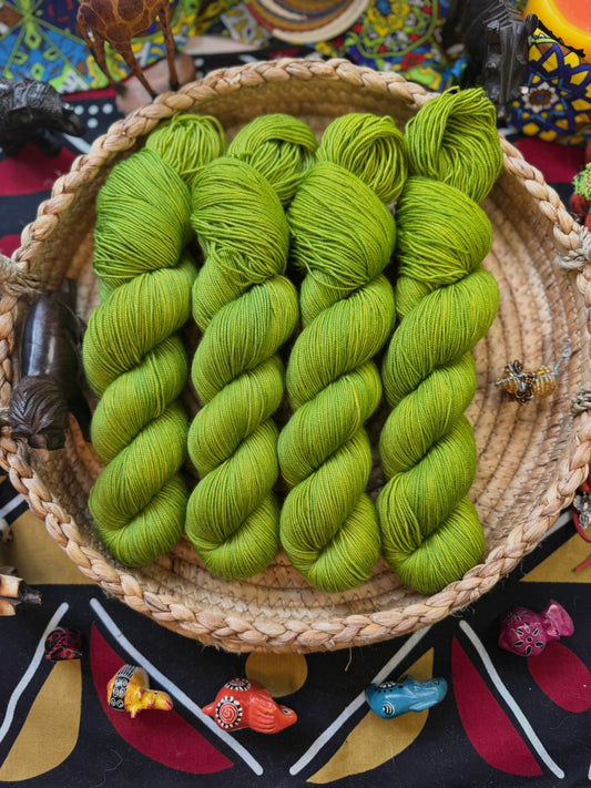 I'm Surrounded by Idiots! Gold Sparkle Sock - Lion King - Hand Dyed Yarn - NEW