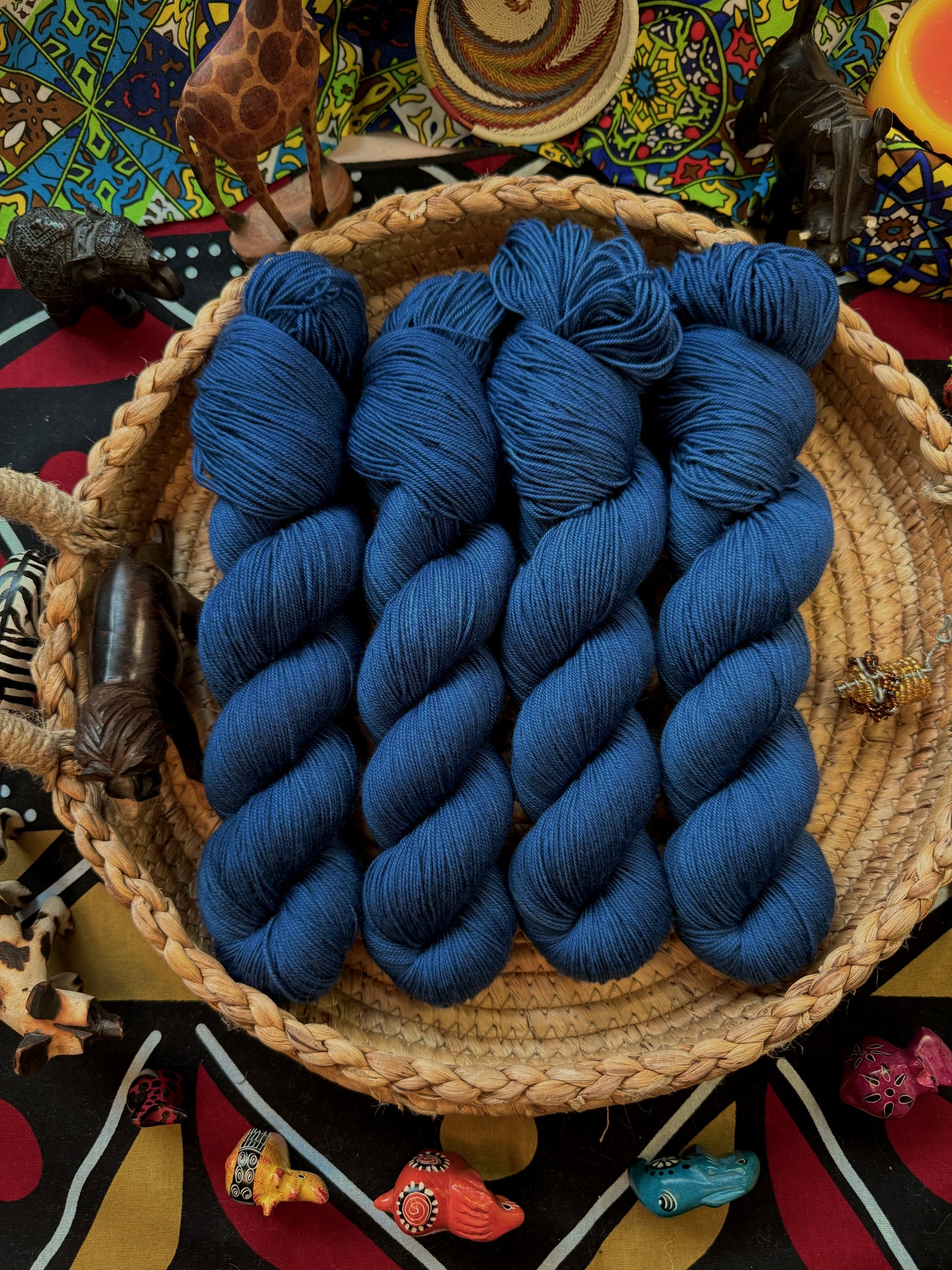 The Sapphire Sky - Lion King - Hand Dyed Yarn - DYED TO ORDER - 6-8 Weeks - NEW
