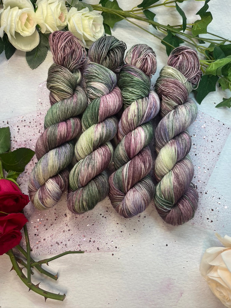Forest of Thorns - Once Upon a Dream - DYED TO ORDER -  Hand Dyed Yarn - Dyed to Order - Cosy 4Ply, Cosy DK, Aran, Sock, Sparkle DK, Sparkle Sock, Snug NSW 4Ply - NEW