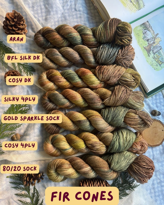 Fir Cones - Winnie the Pooh - Dyed to Order 6-8 Weeks - NEW