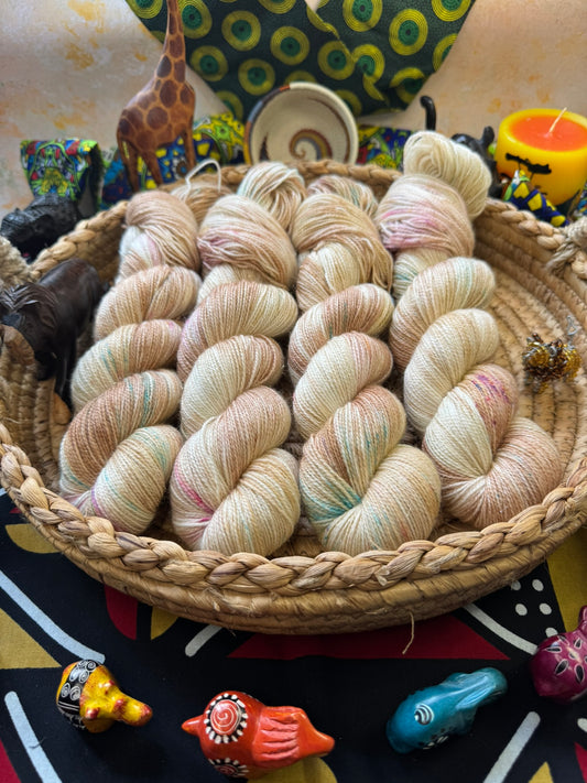 Nala - Silky 4 Ply - Lion King - Hand Dyed Yarn - NEW