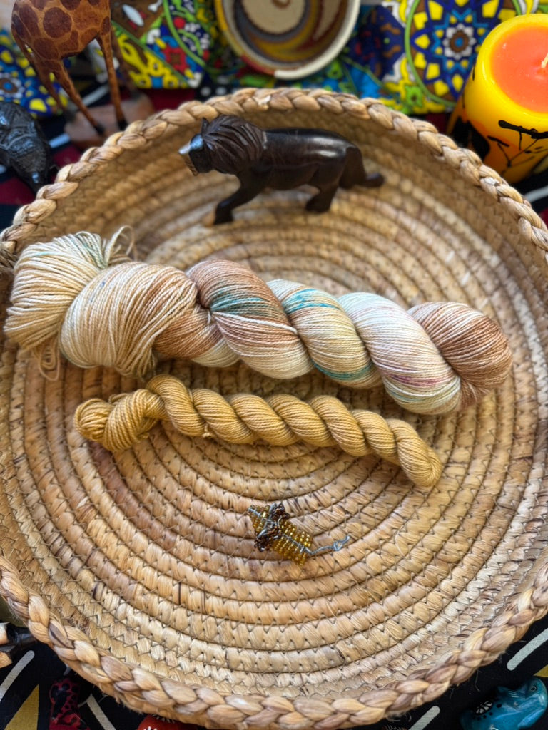 Nala - Aran - Lion King - Hand Dyed Yarn - NEW