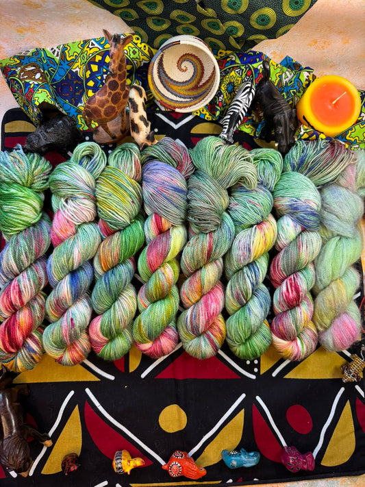 Tastes Like Chicken - Cosy 4 Ply - Lion King - Hand Dyed Yarn - NEW