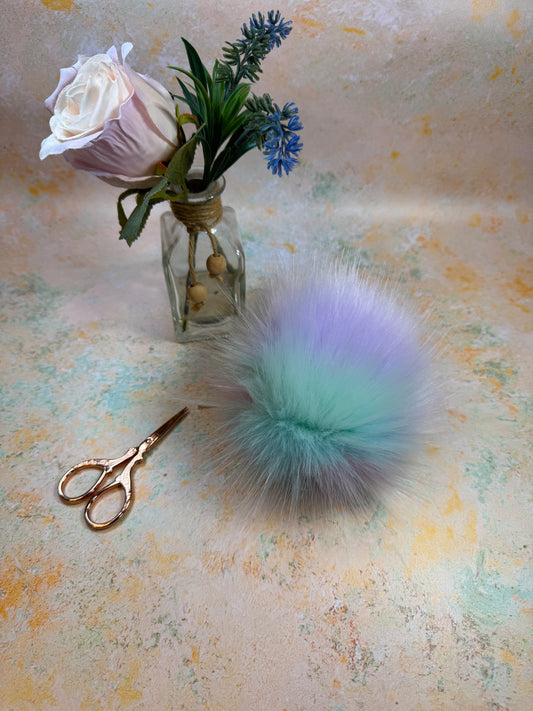 Sweet Pea handmade faux fur pom pom - NEW