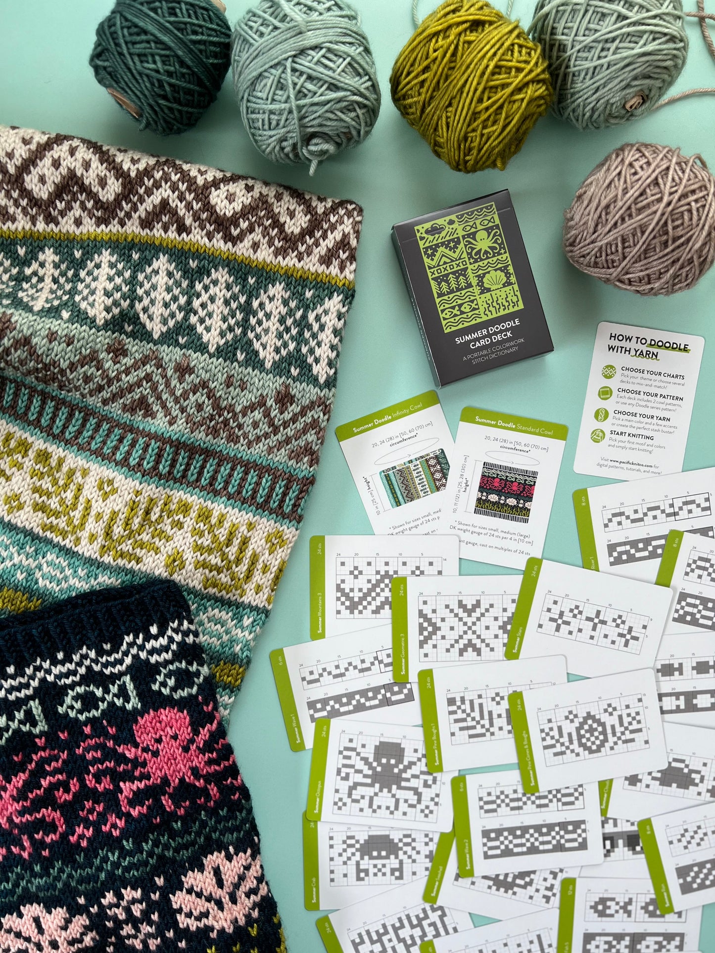 Doodle Decks by Pacific Knit Co