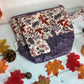 Blackberry Mice hand made cotton Project Bag with magnetic accessories case