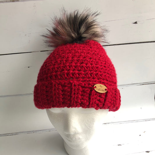 Simple Chunky Crochet Hat Pattern - Easy