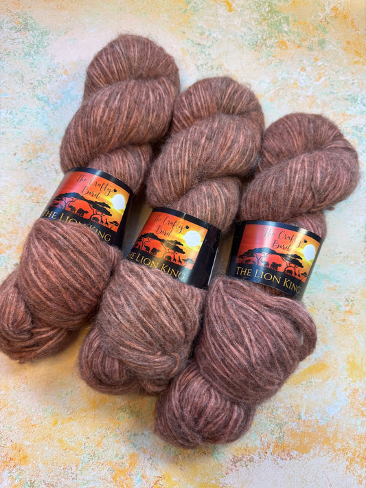 Hakuna Matata - Alpaca Air - Lion King - Hand Dyed Yarn - NEW