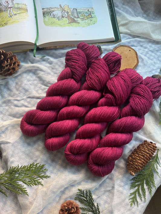 A Bear of very little brain - Cosy 4 Ply - Winnie the Pooh - Hand dyed yarn - Ready to Ship - NEW