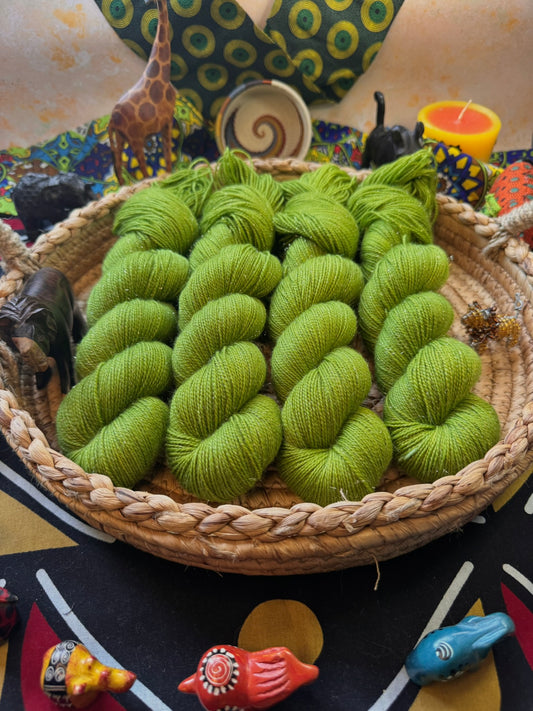 I'm Surrounded by Idiots! Gold Sparkle Sock - Lion King - Hand Dyed Yarn - NEW