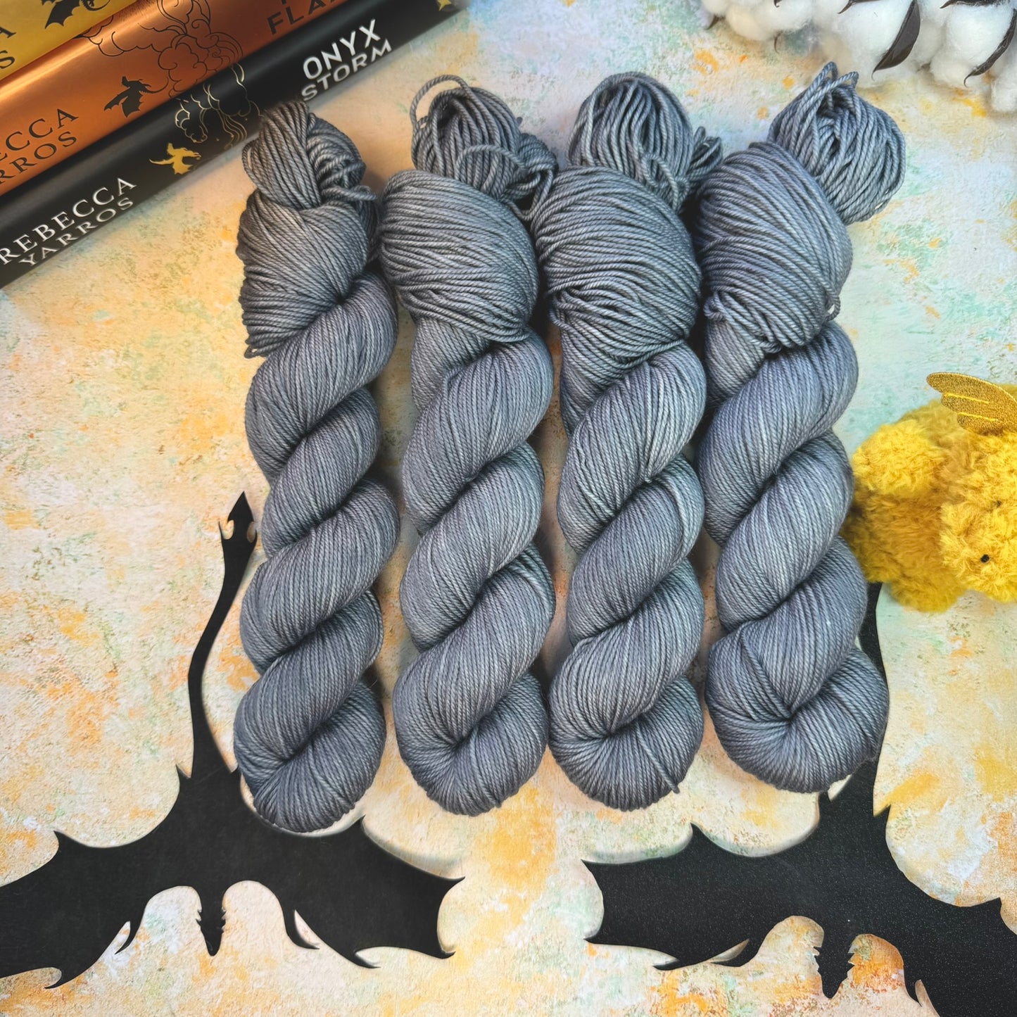 Basgaith War College tonal - Fourth Wing - Hand Dyed Yarn - DYED TO ORDER - 6-8 Weeks - NEW