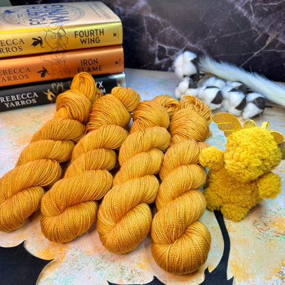 Andarna - Feathertail tonal - Fourth Wing - Hand Dyed Yarn - DYED TO ORDER - 6-8 Weeks - NEW