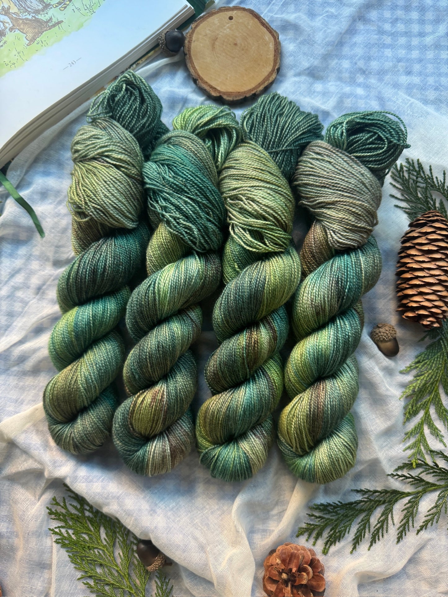 The Six Pine Trees - Winnie the Pooh - Dyed to Order 6-8 Weeks - NEW