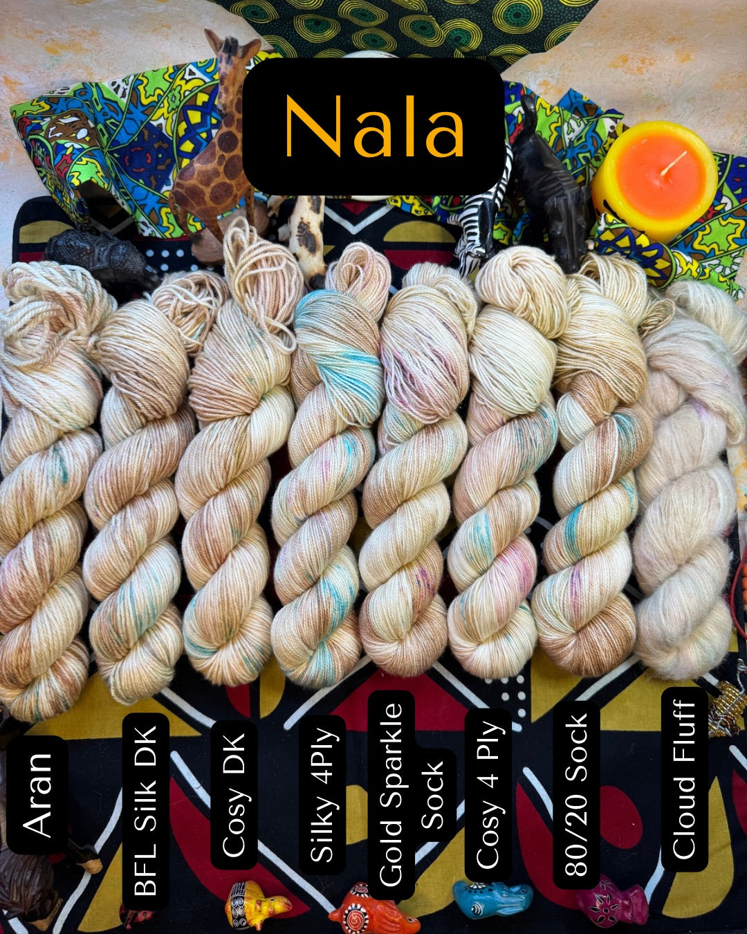Nala - Lion King - Hand Dyed Yarn - DYED TO ORDER - 6-8 Weeks - NEW
