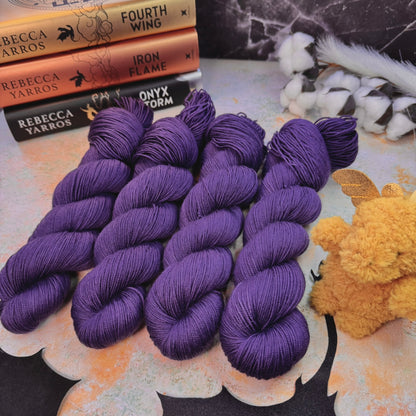 Venin tonal - Fourth Wing - Hand Dyed Yarn - DYED TO ORDER - 6-8 Weeks - NEW