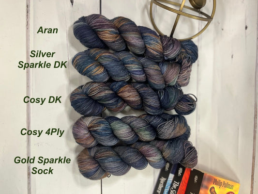 The Subtle Knife - Aran - His Dark Materials - Hand Dyed Yarn - Ready to Ship