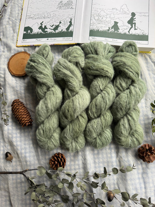 A Rather Blustery Day - Alpaca Fluff DK - Winnie the Pooh - Hand dyed yarn - Ready to ship - NEW
