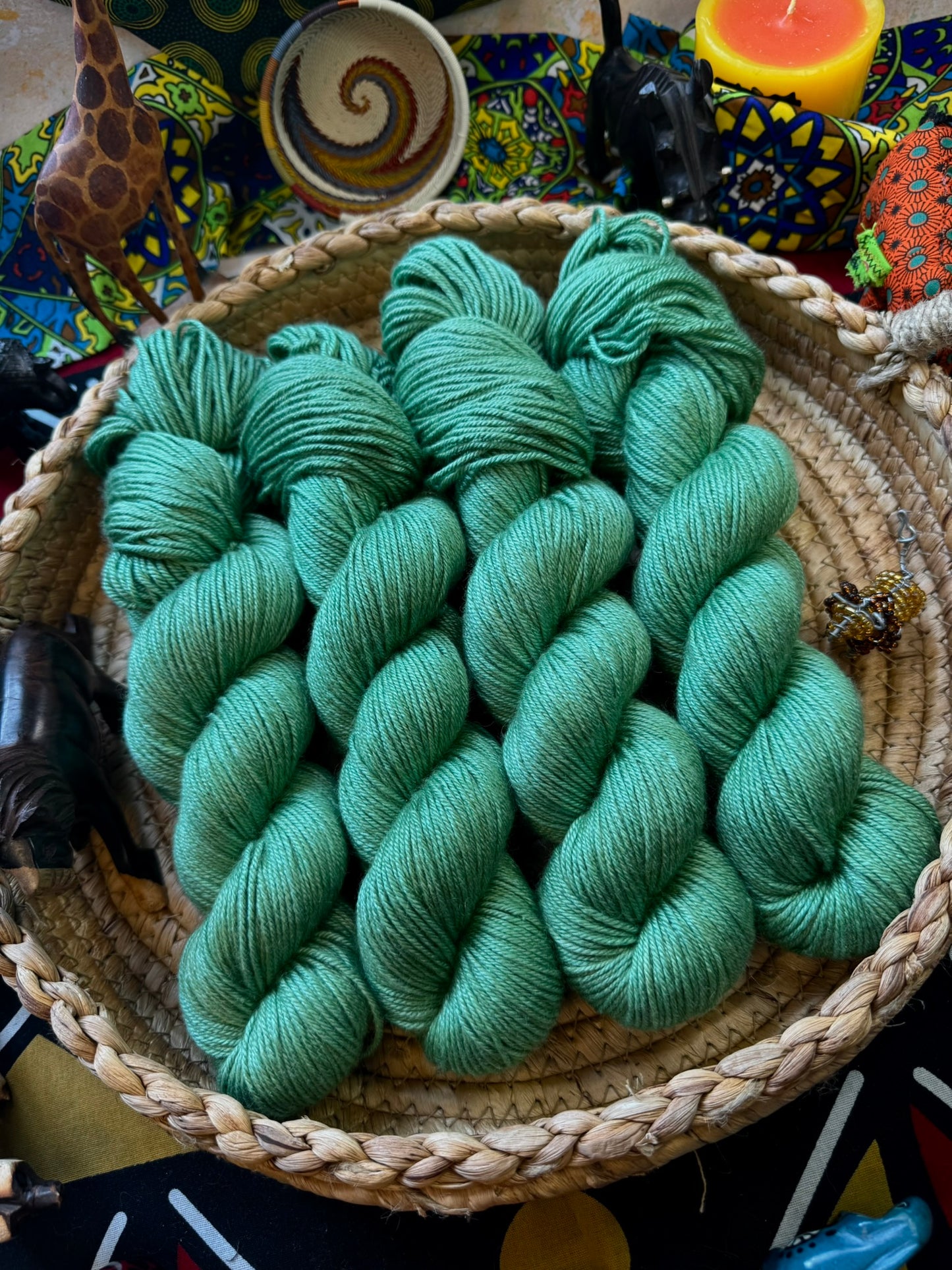 The Lion Sleeps Tonight - Lion King - Hand Dyed Yarn - DYED TO ORDER - 6-8 Weeks - NEW