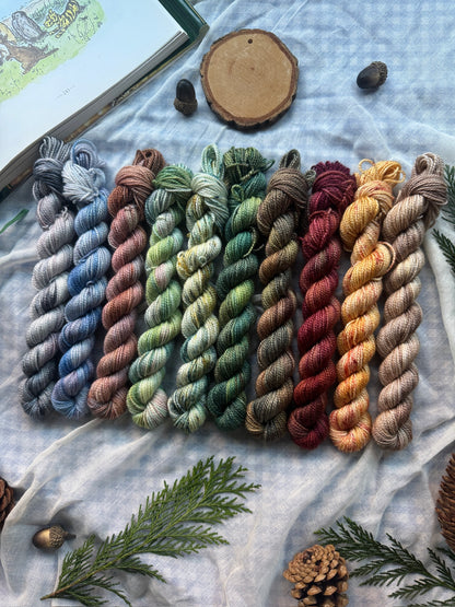 10 Mini Skein Set - Winnie the Pooh - Dyed to Order 6-8 Weeks - NEW