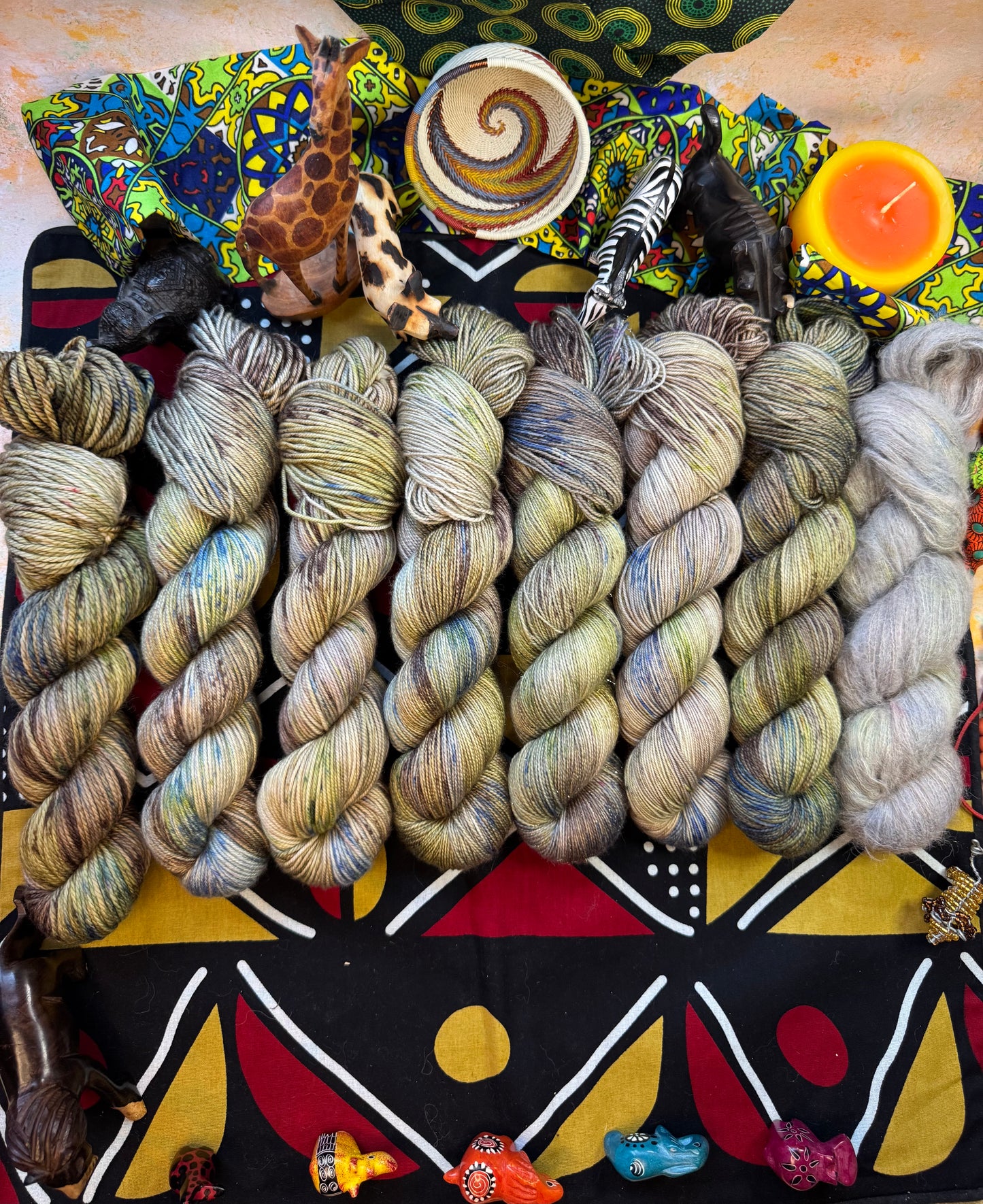 Stampede! In the Gorge! - Lion King - Hand Dyed Yarn - DYED TO ORDER - 6-8 Weeks - NEW