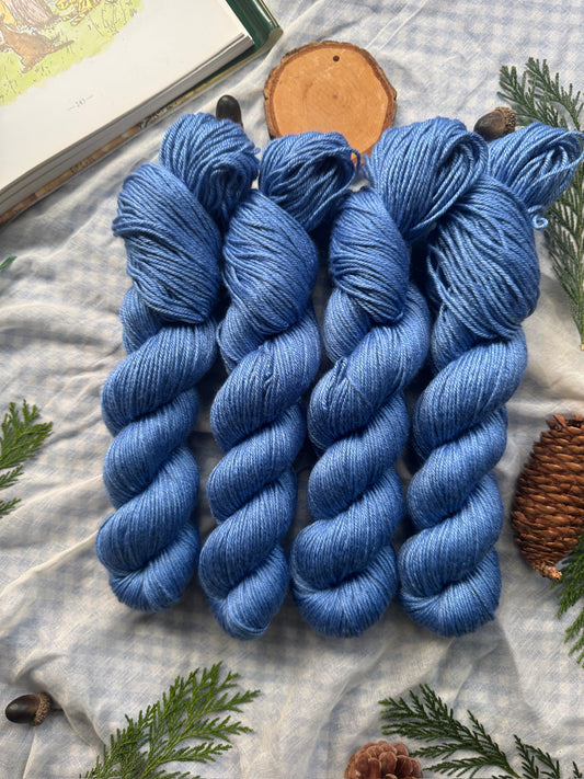 Heffalumps & Woozles - Alpaca Fluff DK -  Winnie the Pooh - hand dyed yarn - ready to ship - NEW