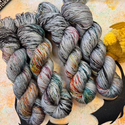 We Have Dragons to Ride Cloud Fluff - Fourth Wing - Hand Dyed Yarn - NEW
