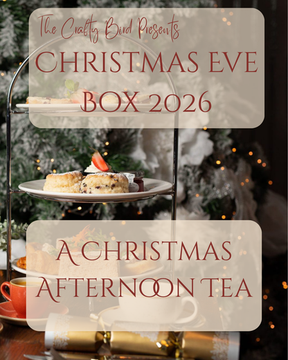 2026 Luxury Christmas Eve Crochet and Knitting Hat and Sock box kit - PRE-ORDER - Ships Nov/Dec