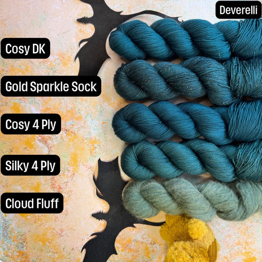 Deverelli tonal - Fourth Wing - Hand Dyed Yarn - DYED TO ORDER - 6-8 Weeks - NEW